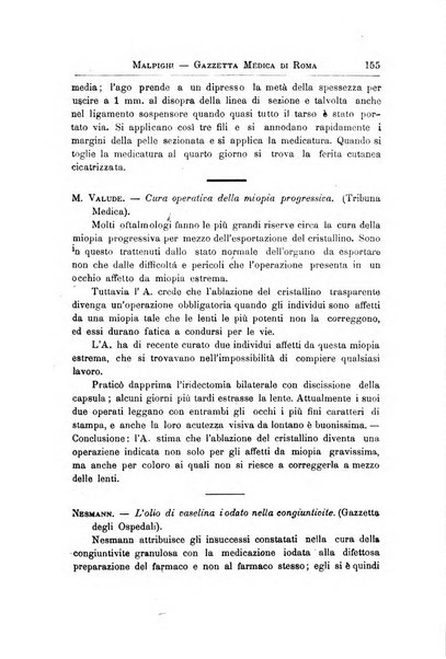 Gazzetta medica Malpighi