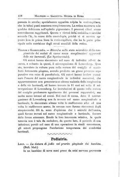 Gazzetta medica Malpighi