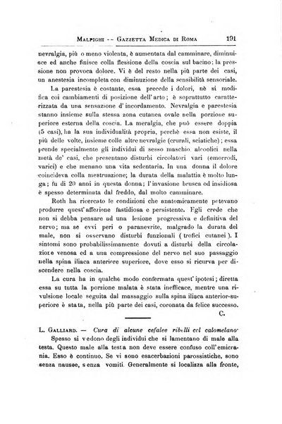 Gazzetta medica Malpighi