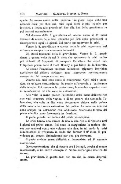 Gazzetta medica Malpighi