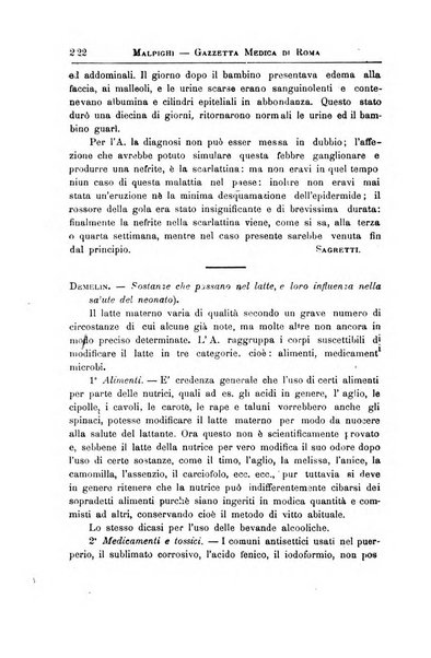 Gazzetta medica Malpighi