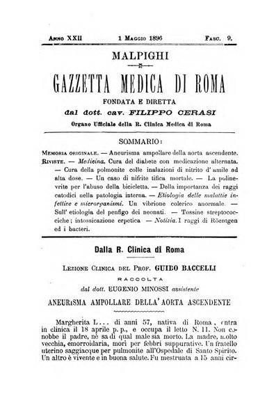 Gazzetta medica Malpighi