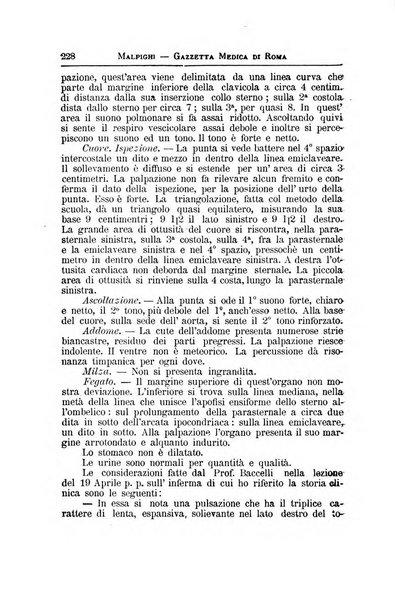 Gazzetta medica Malpighi