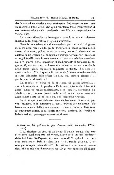 Gazzetta medica Malpighi