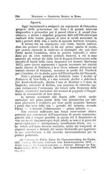 Gazzetta medica Malpighi