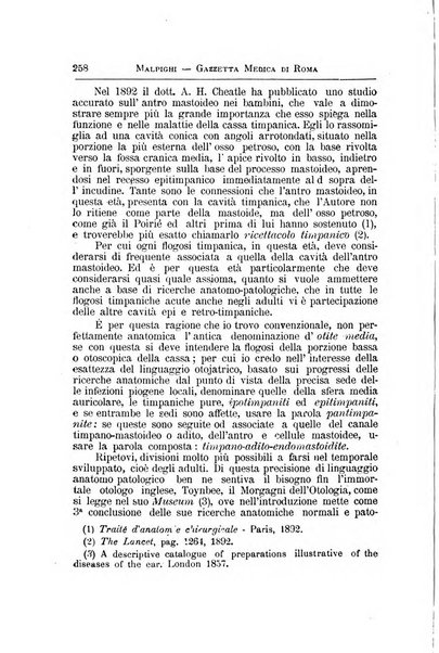 Gazzetta medica Malpighi