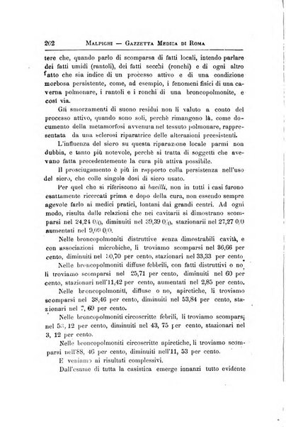 Gazzetta medica Malpighi