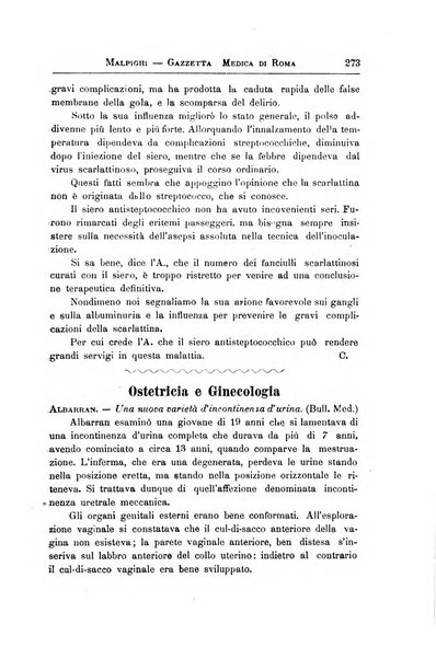 Gazzetta medica Malpighi