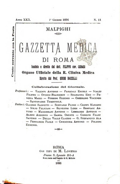 Gazzetta medica Malpighi