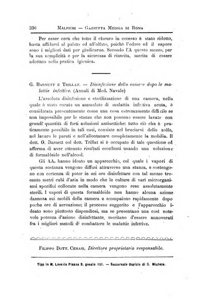 Gazzetta medica Malpighi