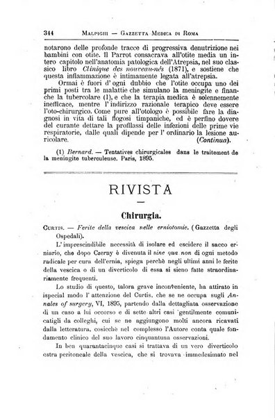 Gazzetta medica Malpighi