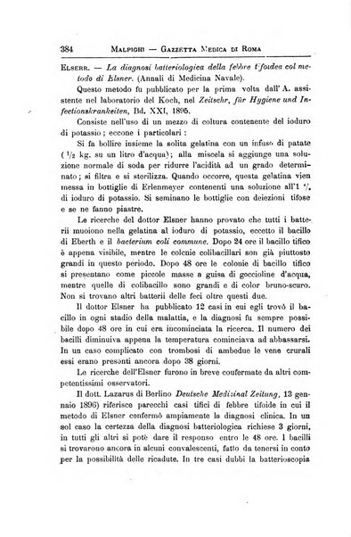 Gazzetta medica Malpighi