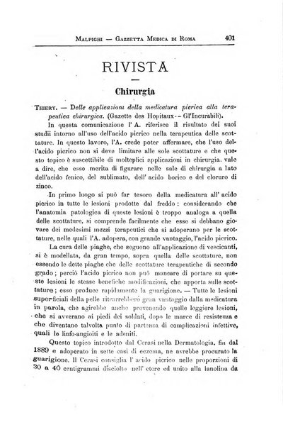 Gazzetta medica Malpighi