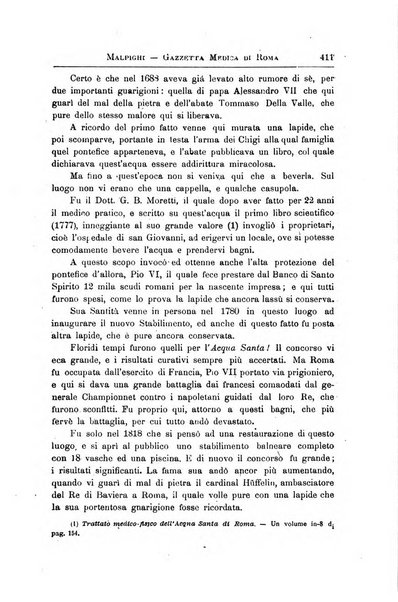 Gazzetta medica Malpighi