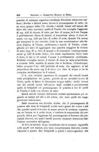 Gazzetta medica Malpighi