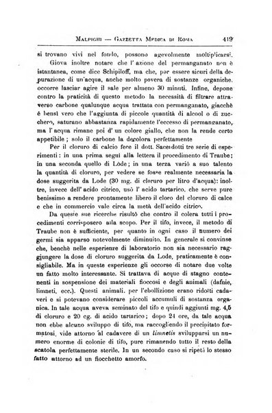 Gazzetta medica Malpighi