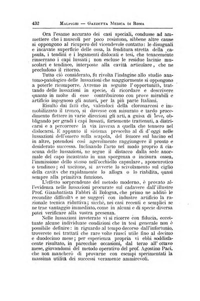 Gazzetta medica Malpighi