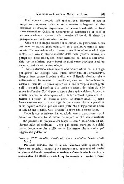 Gazzetta medica Malpighi