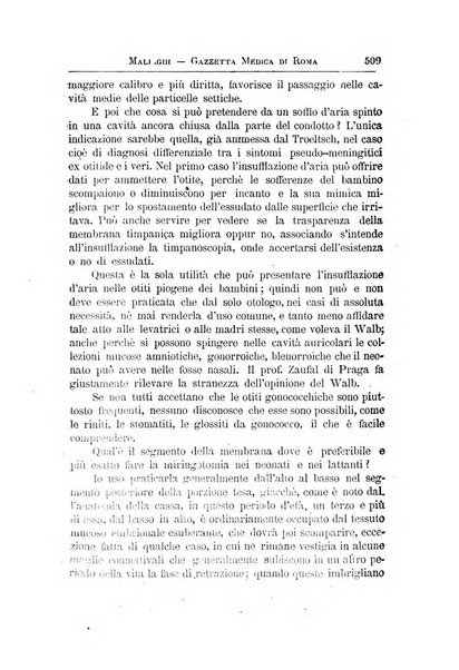 Gazzetta medica Malpighi