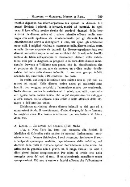 Gazzetta medica Malpighi