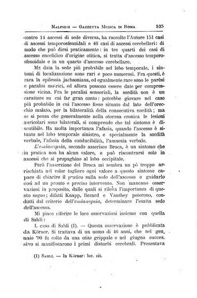 Gazzetta medica Malpighi