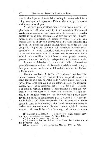 Gazzetta medica Malpighi