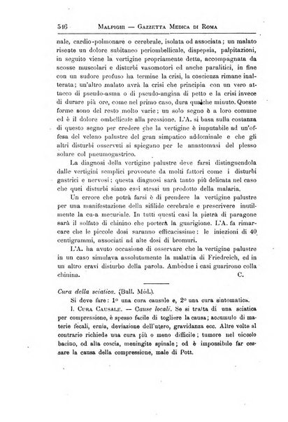 Gazzetta medica Malpighi