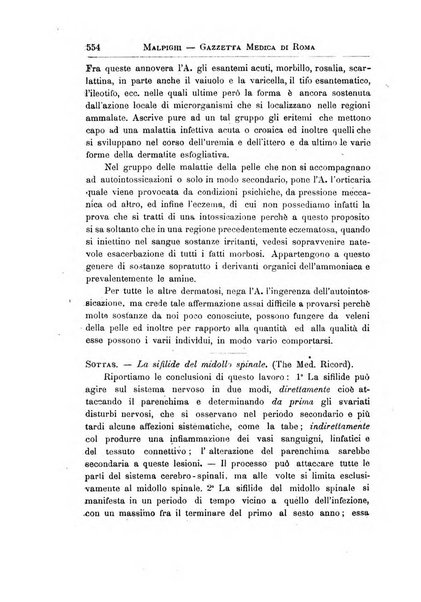 Gazzetta medica Malpighi