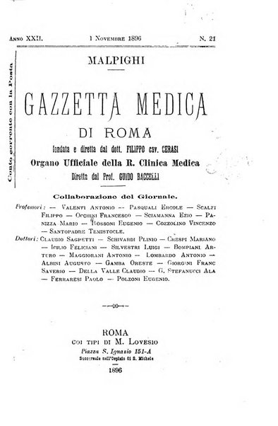 Gazzetta medica Malpighi