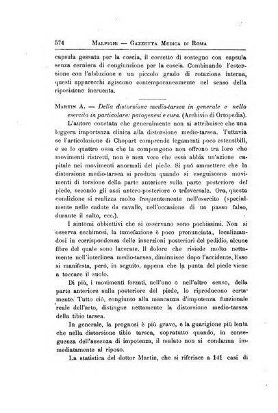 Gazzetta medica Malpighi