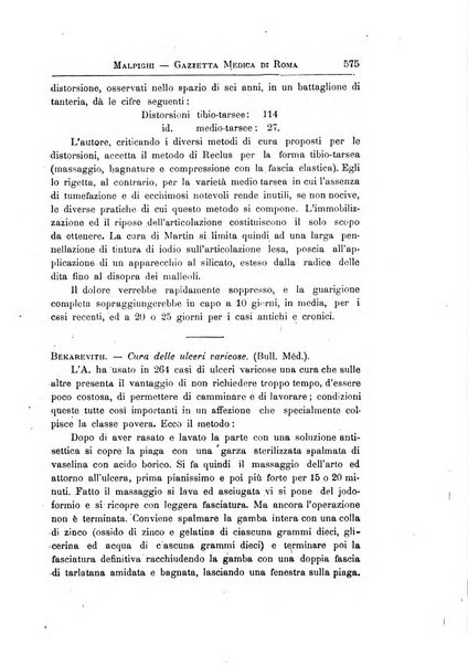 Gazzetta medica Malpighi