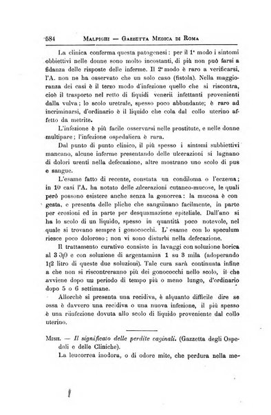 Gazzetta medica Malpighi