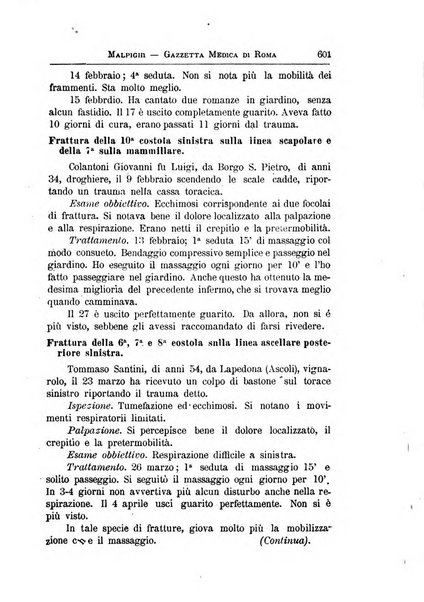 Gazzetta medica Malpighi