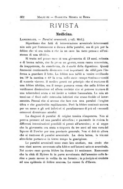 Gazzetta medica Malpighi