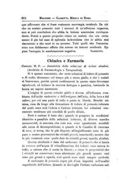 Gazzetta medica Malpighi