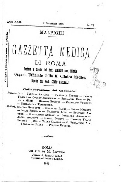 Gazzetta medica Malpighi