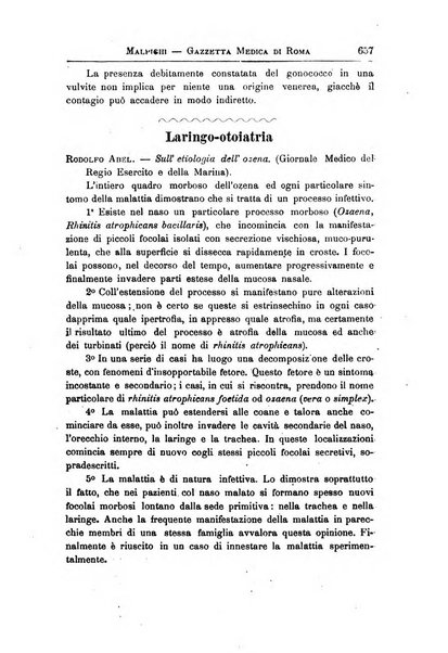 Gazzetta medica Malpighi