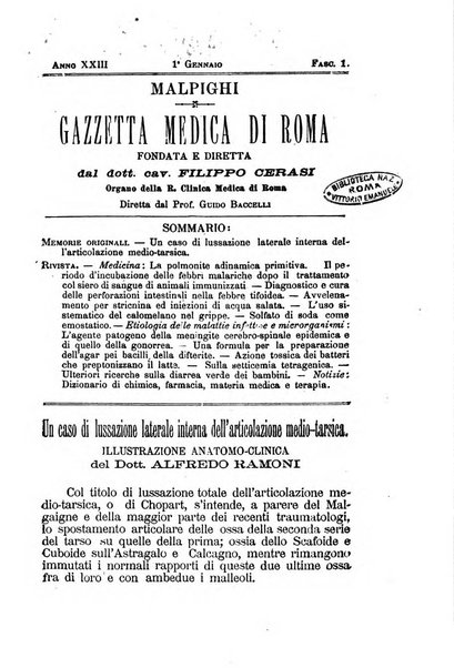 Gazzetta medica Malpighi