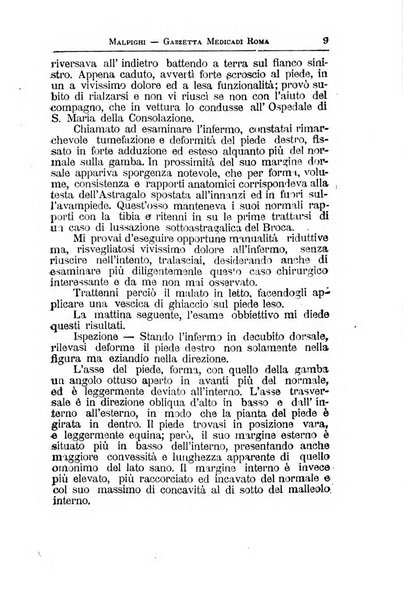 Gazzetta medica Malpighi