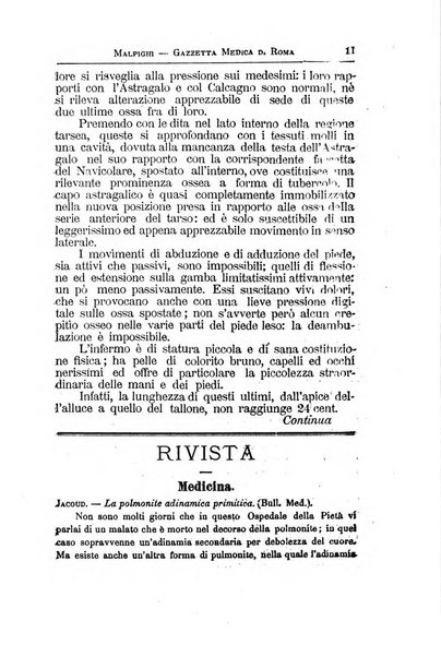 Gazzetta medica Malpighi