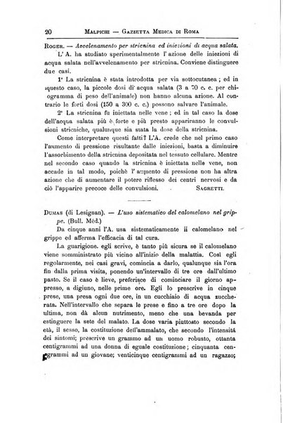 Gazzetta medica Malpighi