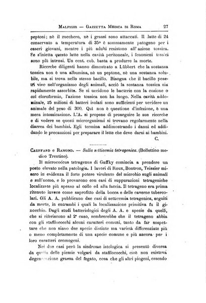 Gazzetta medica Malpighi