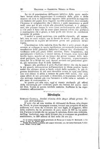 Gazzetta medica Malpighi