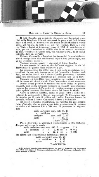 Gazzetta medica Malpighi