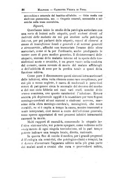 Gazzetta medica Malpighi