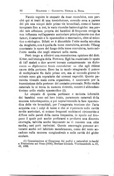 Gazzetta medica Malpighi