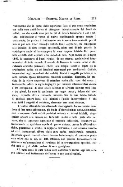 Gazzetta medica Malpighi