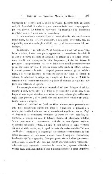 Gazzetta medica Malpighi