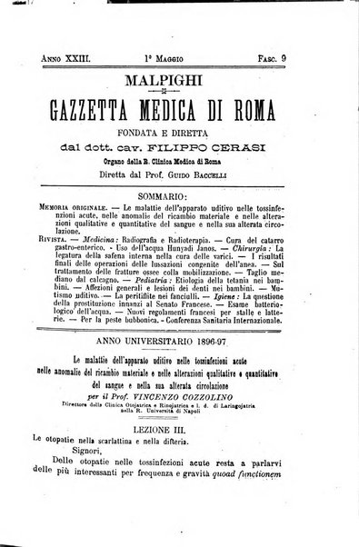 Gazzetta medica Malpighi