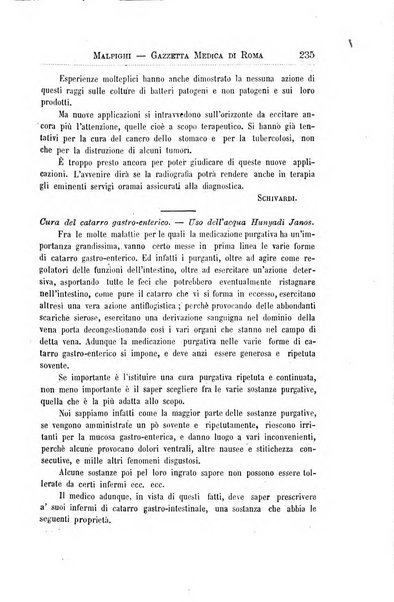 Gazzetta medica Malpighi